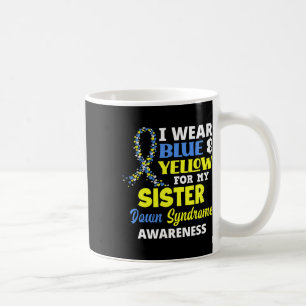 Ich trage Blau und Gelb für meine Schwester mit Do Kaffeetasse