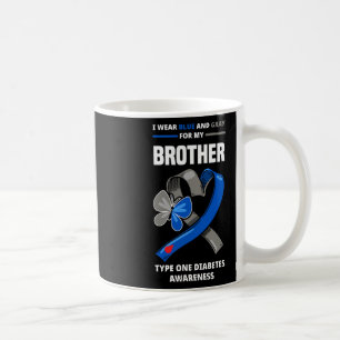 Ich trage Blau und Grau für meinen Bruder Typ 1 Di Kaffeetasse