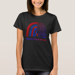 Ich trage Blau und Rot für das Bewusstsein für Lun T-Shirt