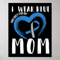 Ich trage Blauer und Grau für meine Mama Diabetes