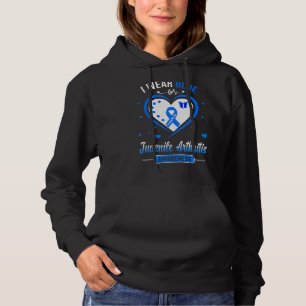 Ich trage Blue for Juvenile Arthritis Awareness Wa Hoodie