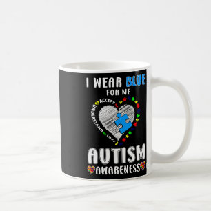 Ich trage Blue for me Autismus Awareness Kaffeetasse