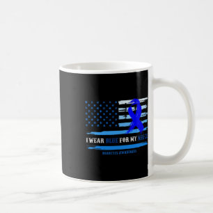 Ich trage Blue für meinen Nichte Diabetes Awarenes Kaffeetasse