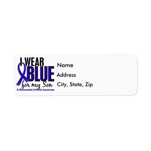 ich trage Blue Son 10 Rheumatoide Arthritis RA (Vorne)