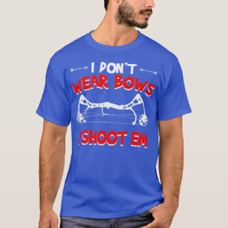 Ich trage Bogen beim Schießen im Bogenschießen T-Shirt