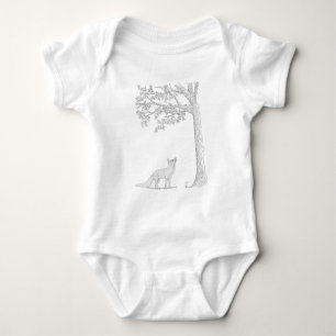 Ich trage das Eichhörnchen Baby Strampler