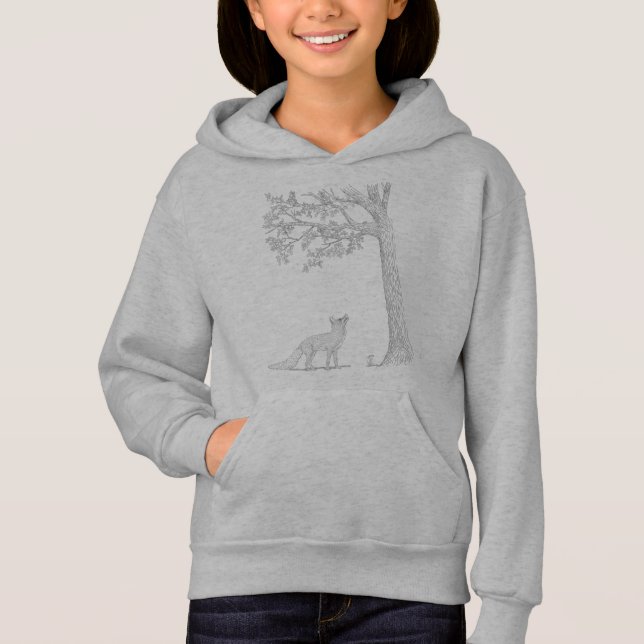 Ich trage das Eichhörnchen Hoodie (Vorderseite)