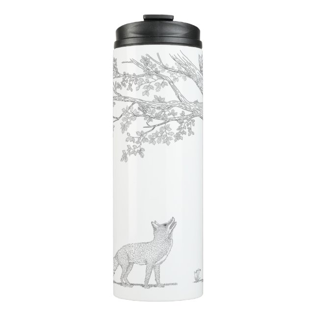 Ich trage das Eichhörnchen Thermosbecher (Vorderseite)