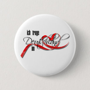 Ich trage Deutschland im Herzen Button