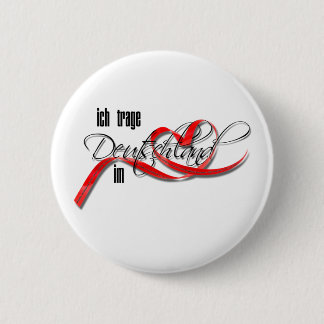 Ich trage Deutschland im Herzen Button