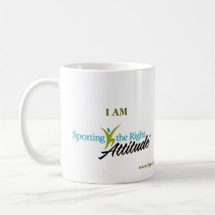 ICH trage die rechte Haltung zur Schau Tasse