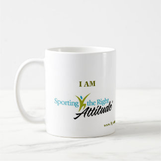 ICH trage die rechte Haltung zur Schau Tasse