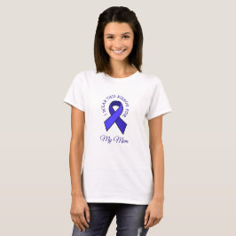 Ich trage diese ME CFS Ribbon für Personalisiertes T-Shirt