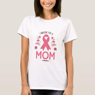 Ich trage dieses Brustkrebsband der Mutter T-Shirt