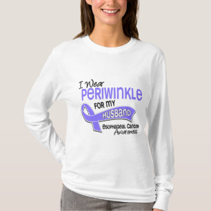 Ich trage Ehemann-Esophageal Krebs des Singrün-42 T-Shirt