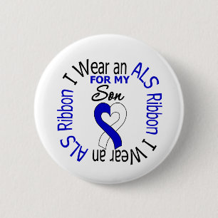 Ich trage ein ALS-Band für meinen Sohn Button