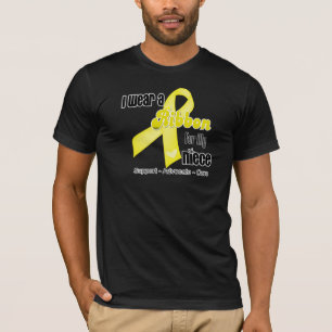 Ich trage ein Band für mein Nichte - Sarcoma T-Shirt