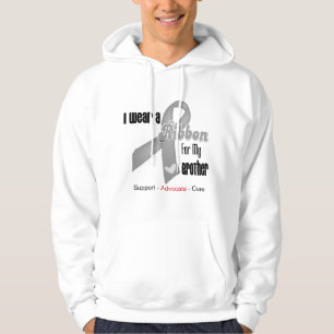 Ich trage ein graues Band für meinen Bruder Hoodie