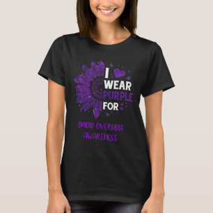 Ich trage ein Lila Schleimhaut-Opioid-Überdosierun T-Shirt