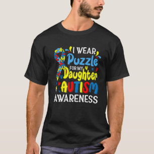 Ich trage ein Rätsel für meine Tochter Autismus Aw T-Shirt