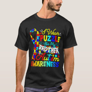 Ich trage ein Rätsel um meine Niedliche Bruderauti T-Shirt