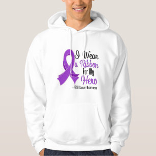 Ich trage ein violettes Band für meinen Helden - G Hoodie