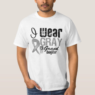 Ich trage eine Graue Sensibilisierungskassette für T-Shirt