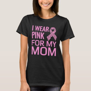 Ich trage eine rosa Schleife für meine Mama Männer T-Shirt