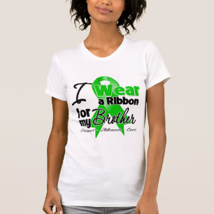 Ich trage einen grünen Band für meinen Bruder T-Shirt