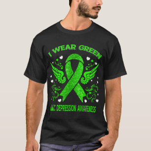 Ich trage für Manische Depression Awareness T-Shirt