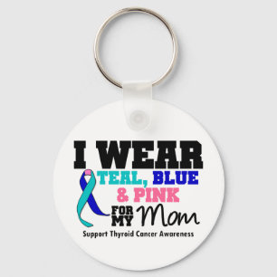 Ich trage für meine Mama ein Schilddrüsenkrebsband Schlüsselanhänger