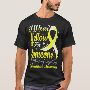 Ich trage Gelb für eine ENDOMETRIOSE Bewusstsein T-Shirt