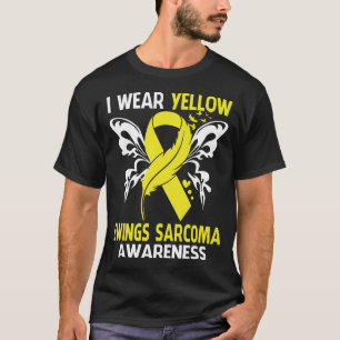 Ich trage Gelb für EWINGS SARCOMA Bewusstsein T-Shirt