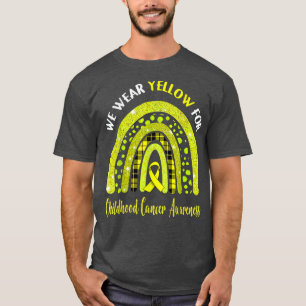 Ich trage Gelb für Krebserkrankungen im Kindesalte T-Shirt