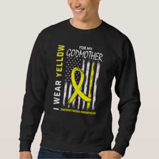 Ich trage Gelb für meine Endometriose-Software Sweatshirt