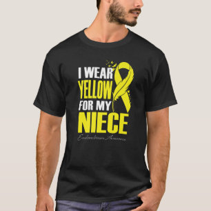 Ich trage Gelb für meine Nichte Endometriose Aware T-Shirt