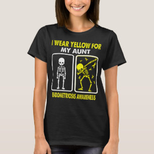 Ich trage Gelb für meine Tante ENDOMETRIOSE AWAREN T-Shirt