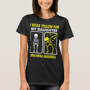 Ich trage Gelb für meine Tochter SPINA BIFIDA T-Shirt