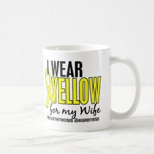 Ich trage Gelb für meinen Ehefrau10 Endometriosis Tasse