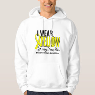 Ich trage Gelb für meinen Tochter10 Endometriosis Hoodie