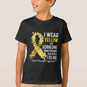 Ich trage Gelb für Someone Miss Suizidprävention T-Shirt