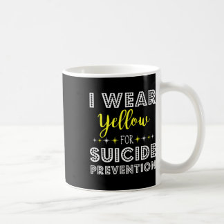 Ich trage Gelb für Suizidprävention Aufklärung Kaffeetasse
