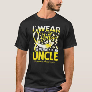 Ich trage Gelb in Erinnerung an meinen Onkel Sarco T-Shirt