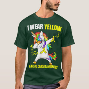 Ich trage Gelbe Krebserkrankung im Kindesalter T-Shirt