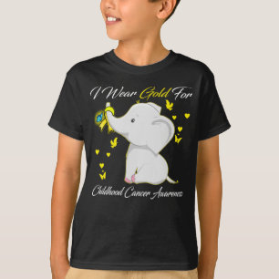 Ich trage Gold für den Monat des Aufklärens über K T-Shirt