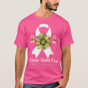 Ich trage Gold für die Krebserkrankung bei Kindern T-Shirt