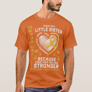 Ich trage Gold für kleine, unheilvolle Kinderkrebs T-Shirt