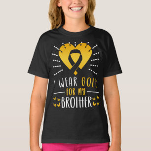 Ich trage Gold für mein Bruderherz T-Shirt