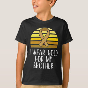 Ich trage Gold für meine Brüder Krebs-Awaren für K T-Shirt