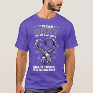 Ich trage Grau für das Tumorbewusstsein meiner Toc T-Shirt